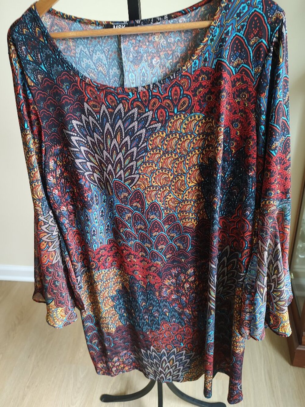 MSK 3/4 Length Sleeve Dress - Size XXL